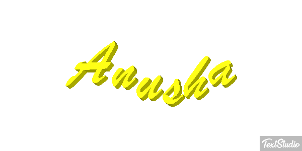 Anusha Text effect
