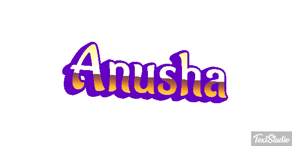 Anusha Text effect