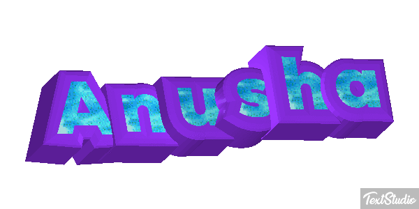 Anusha Text effect