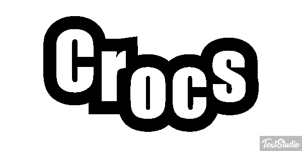 Crocs Efekt tekstowy