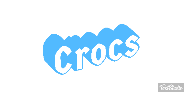 Crocs Efekt tekstowy