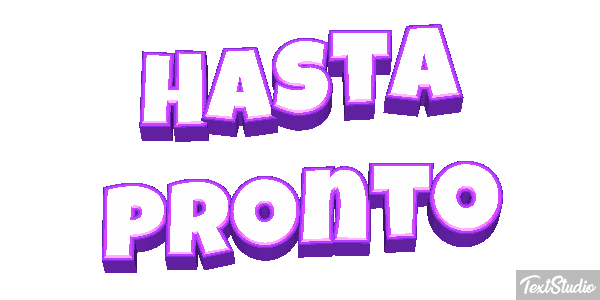 Hasta pronto Efecto de texto