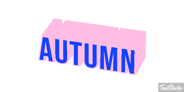 Autumn Efekt tekstowy