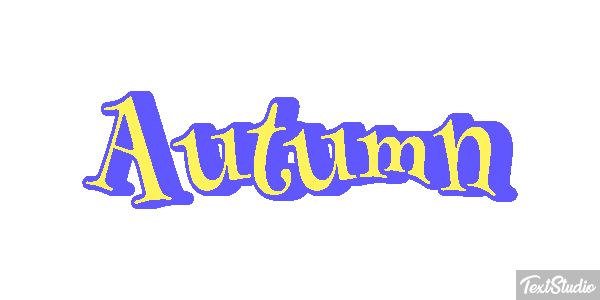 Autumn Efekt tekstowy