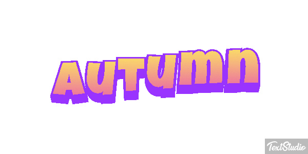 Autumn Efekt tekstowy