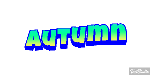 Autumn Efekt tekstowy