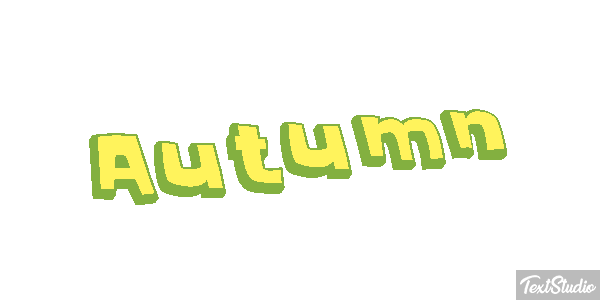 Autumn Efekt tekstowy