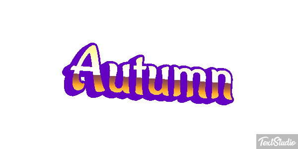 Autumn Efekt tekstowy