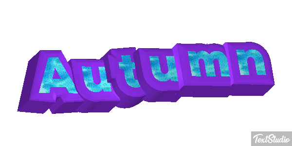Autumn Efekt tekstowy