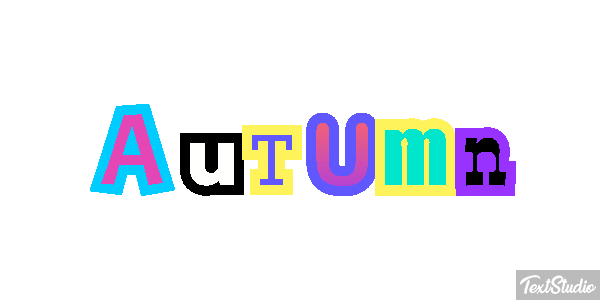 Autumn Efekt tekstowy