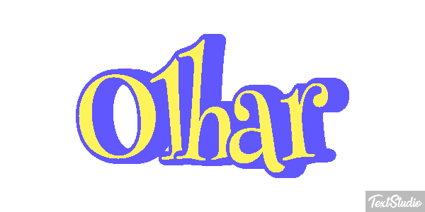 Olhar Text effect