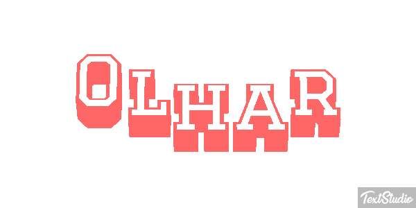 Olhar Text effect