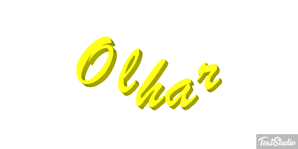 Olhar Text effect