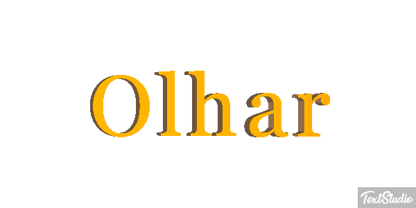Olhar Text effect