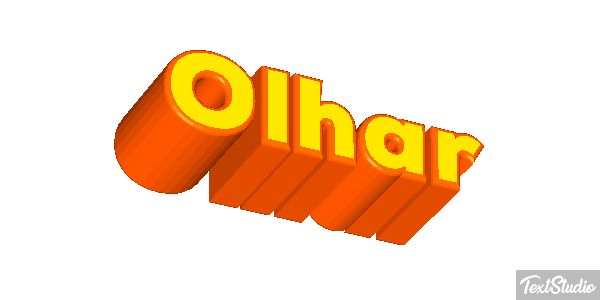 Olhar Text effect