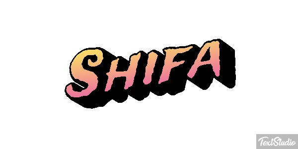 Shifa Text effect