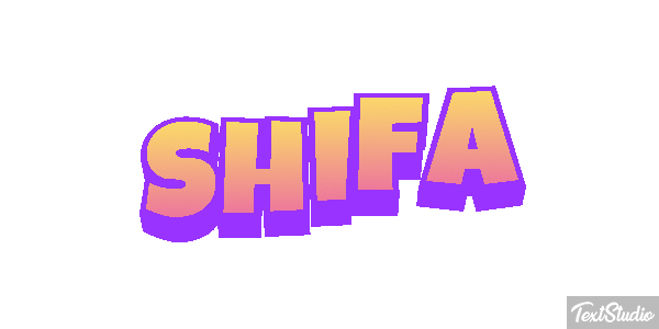 Shifa Text effect