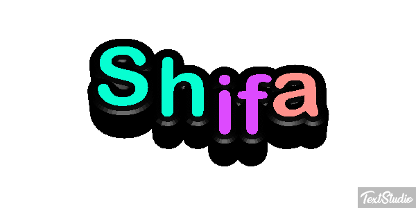 Shifa Text effect