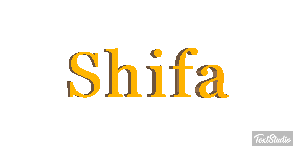 Shifa Text effect