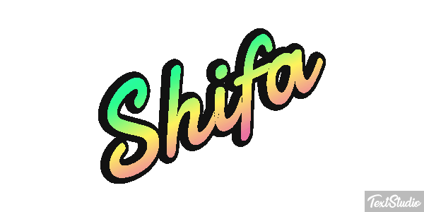 Shifa Text effect