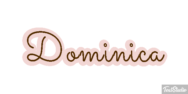 Dominica Text effect
