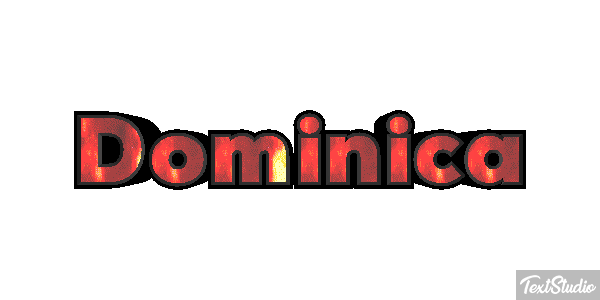 Dominica Text effect