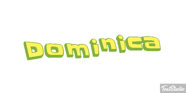 Dominica Text effect