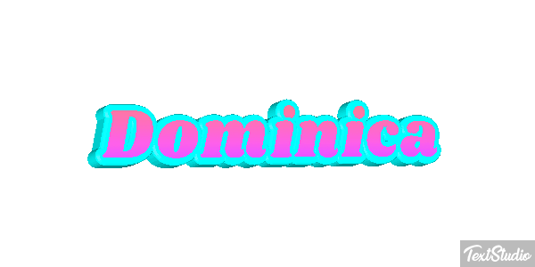 Dominica Text effect