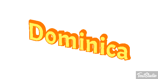 Dominica Text effect