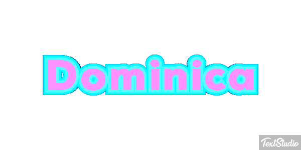Dominica Text effect