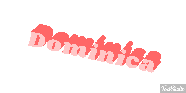 Dominica Text effect