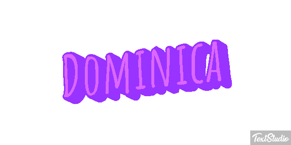 Dominica Text effect