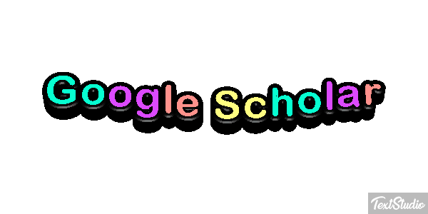 Google Scholar Text effect