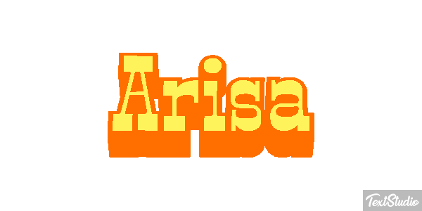 Arisa Text effect