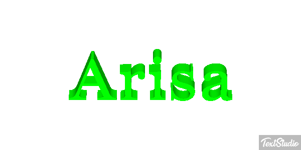 Arisa Text effect