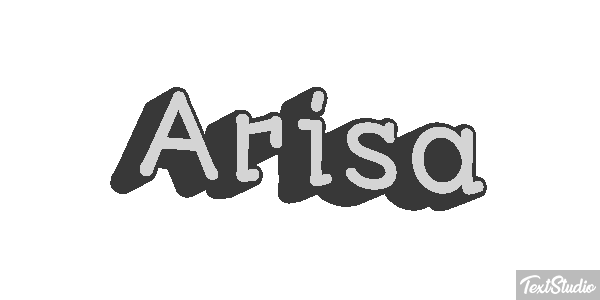 Arisa Text effect