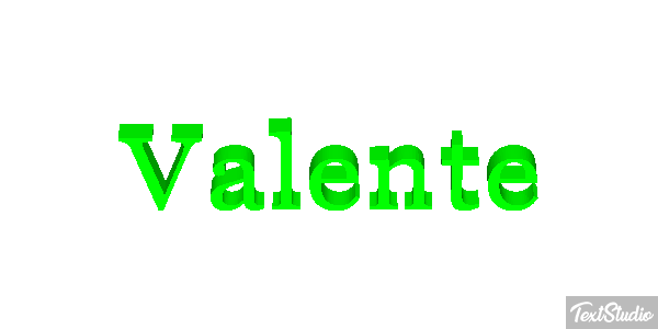 Valente Effetto testo