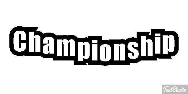 Championship Effet de texte