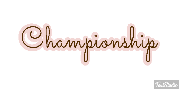 Championship Effet de texte