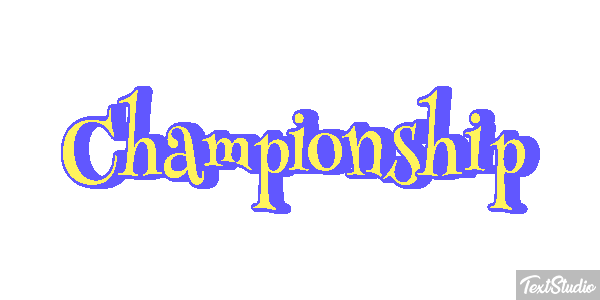 Championship Effet de texte