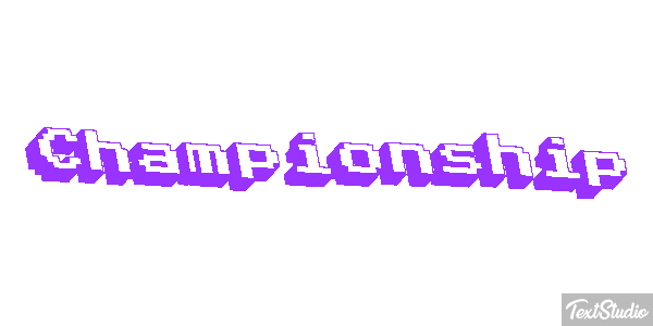 Championship Effet de texte