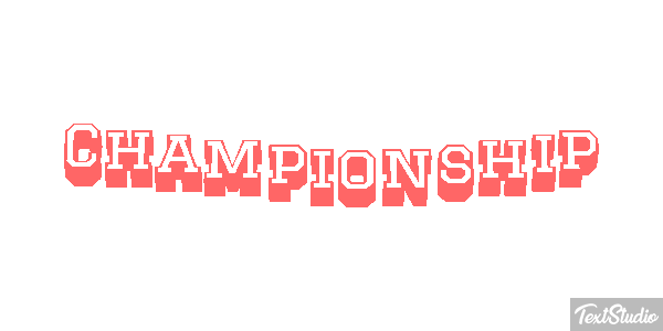 Championship Effet de texte