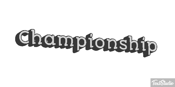 Championship Effet de texte