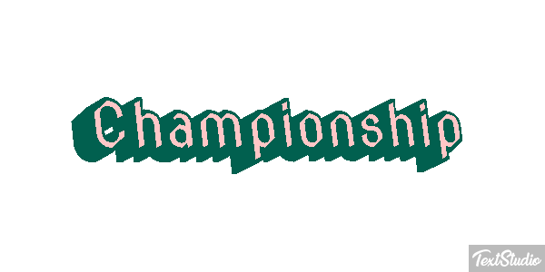 Championship Effet de texte