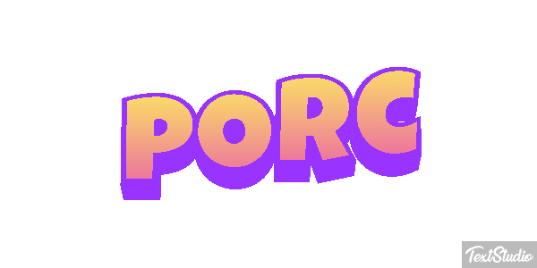 Porc Effet de texte