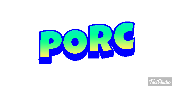 Porc Effet de texte