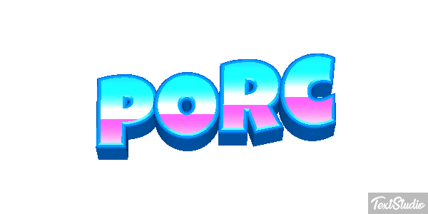 Porc Effet de texte