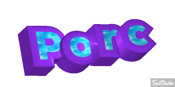 Porc Effet de texte