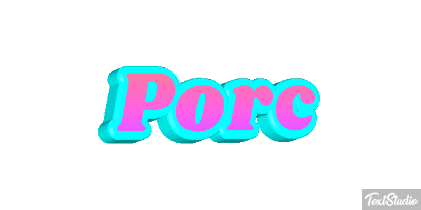 Porc Effet de texte