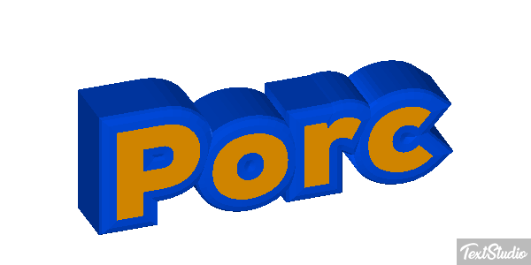 Porc Effet de texte